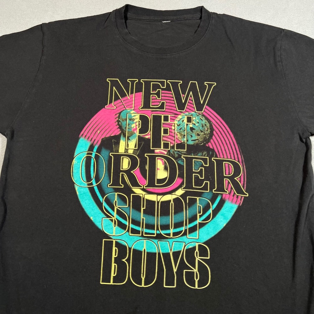 New Order Pet Shop Boys Concert‎ T Shirt The Unity Tour Dates North America 2022